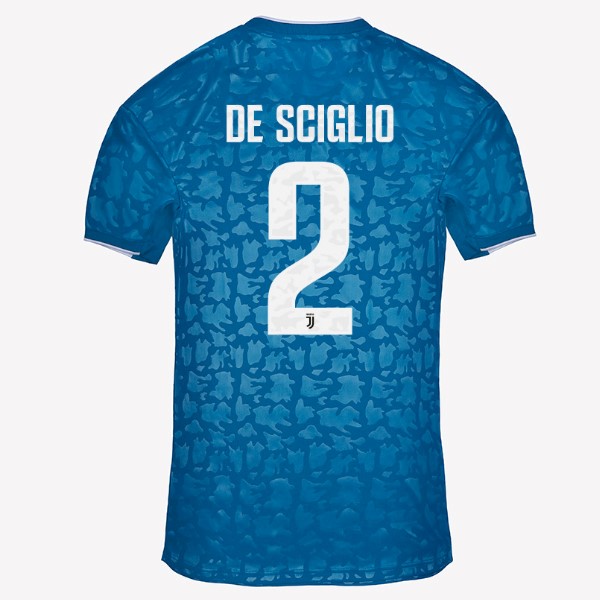 Camiseta Juventus NO.2 De Sciglio Tercera equipo 2019-20 Azul